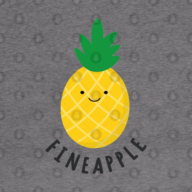 Cute funny pineapple fineapple by Marzuqi che rose